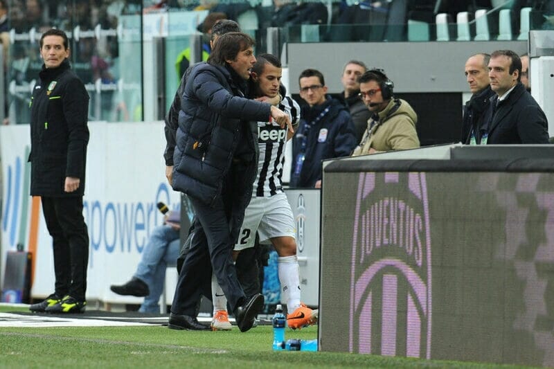 Giovinco và Conte lúc còn ở Juventus