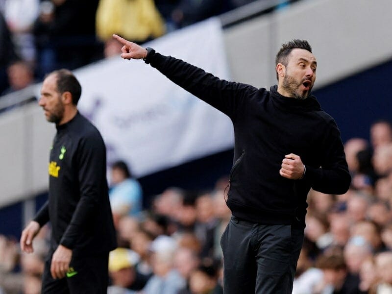 Chuỗi trận bất bại của Brighton dừng lại ở con số 7 sau trận thua trên sân của Tottenham Hotspur
