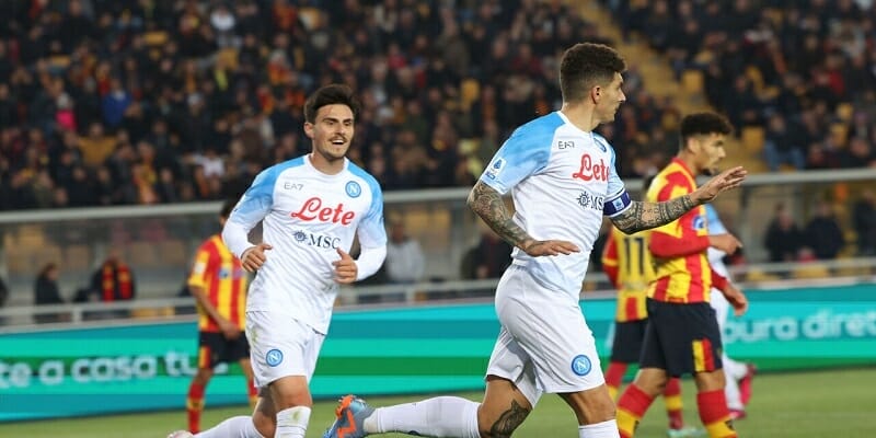 Di Lorenzo mở tỷ số cho Napoli