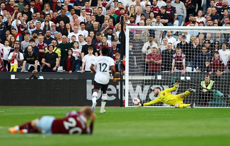 De Gea khiến MU phải căng sức trong phần còn lại của mùa giải sau sai lầm trong trận gặp West Ham