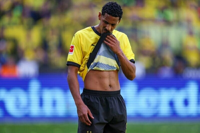 Haller tiếc nuối khi không thể gỡ hòa cho Dortmund trong hiệp 1