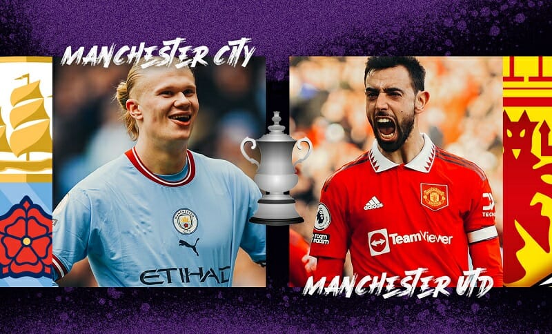 Link xem trực tiếp Man City vs Man United, chung kết FA Cup 2023