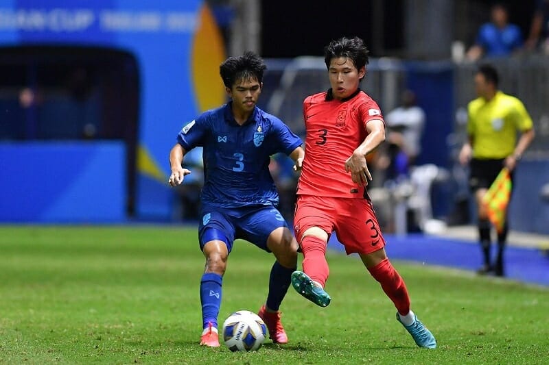 U17 Hàn Quốc dễ dàng đánh bại U17 Thái Lan.