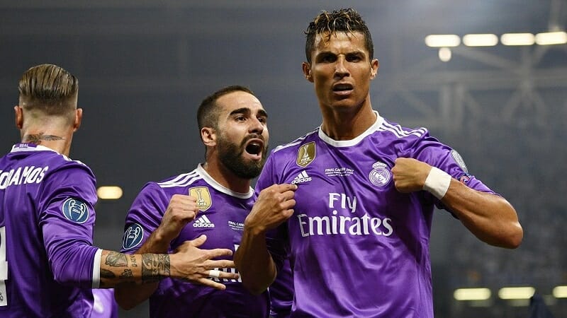Ronaldo đã ghi 4 bàn ở chung kết C1