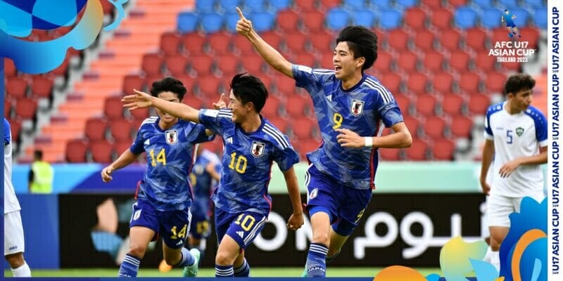 U17 Nhật Bản chứng tỏ sức mạnh và đang là một trong những ứng viên nặng kí cho chức vô địch VCK U17 Châu Á 2023.