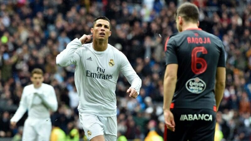 Ronaldo có thành tích làm bàn rất tốt trước Celta Vigo