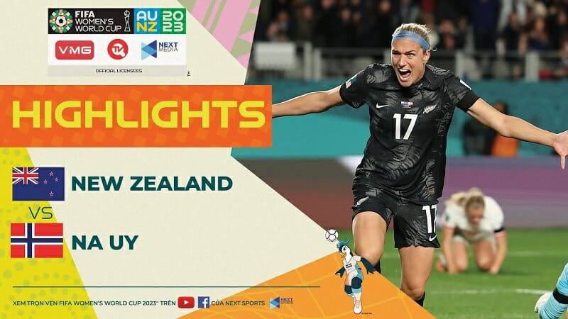 New Zealand vs Na Uy, vòng bảng World Cup nữ 2023