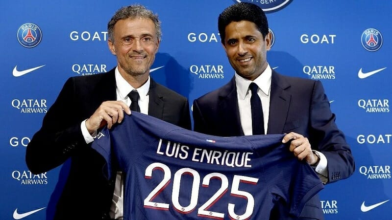 Enrique đã được PSG bổ nhiệm