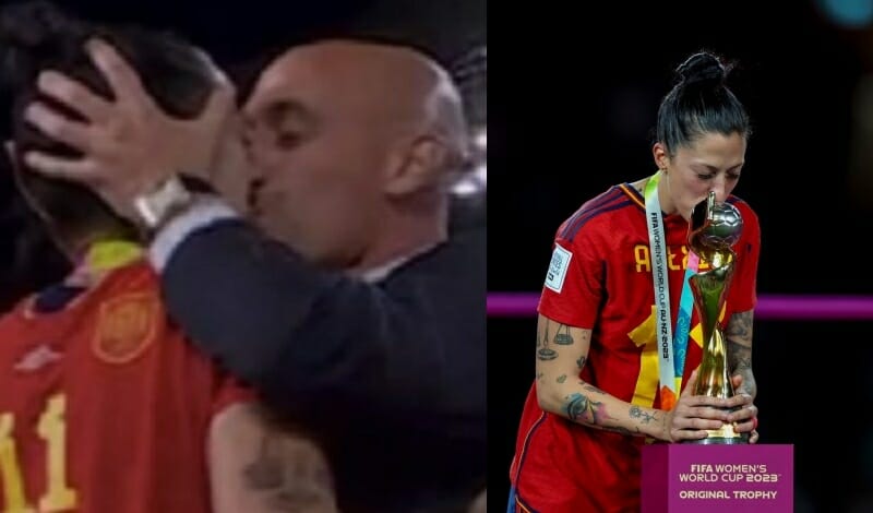 Cầu thủ nữ bị chủ tịch LĐBĐ Tây Ban Nha hôn môi thừa nhận khó chịu