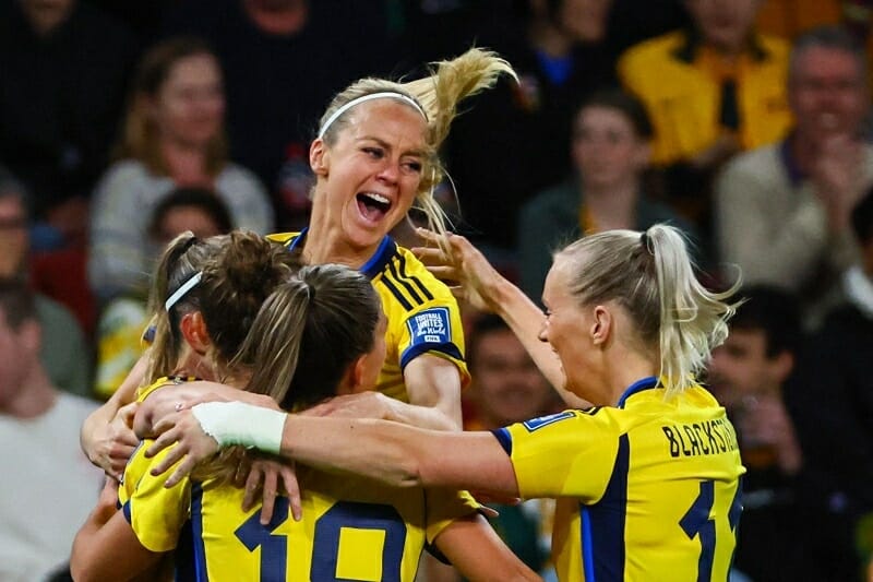 Kết quả bóng đá nữ Thụy Điển vs nữ Australia: Chủ nhà thua tâm phục khẩu phục