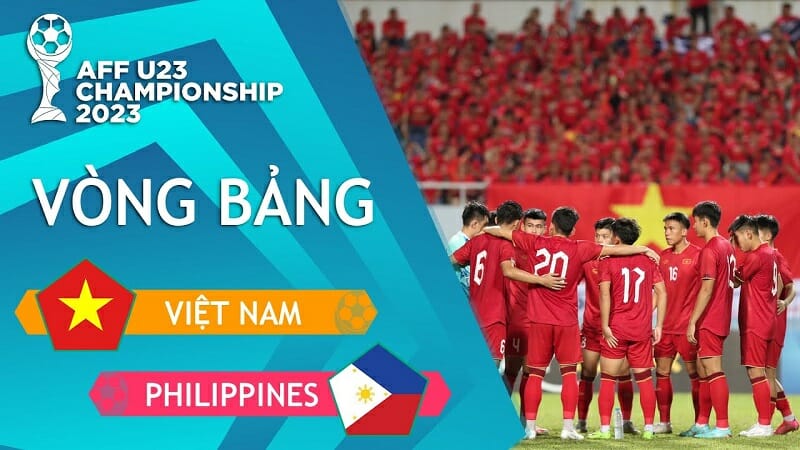 U23 Việt Nam vs U23 Philippines, vòng bảng U23 Đông Nam Á 2023
