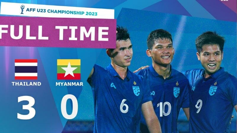 Kết quả U23 Thái Lan vs U23 Myanmar: 3 điểm dễ dàng