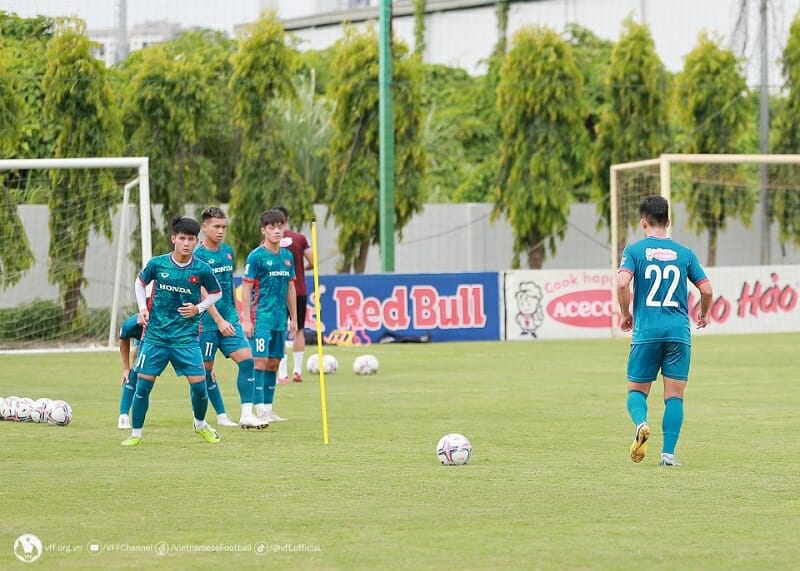 U23 Việt Nam đang trong quá trình chuẩn bị cho U23 Đông Nam Á 2023. (Ảnh: VFF)