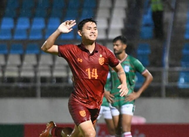 Doloth khép lại trận đấu thành công của U23 Thái Lan