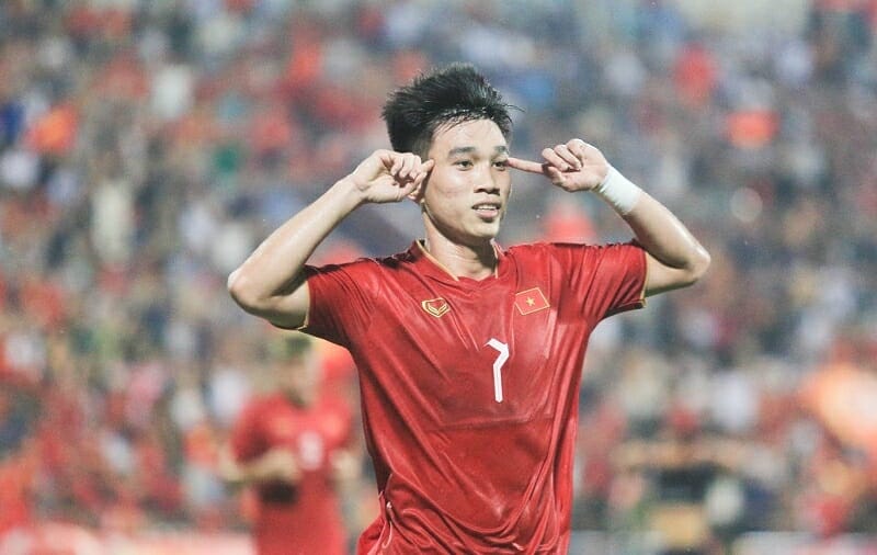 Lê Văn Đô là người mở tỷ số cho U23 Việt Nam (Ảnh: Sport5).