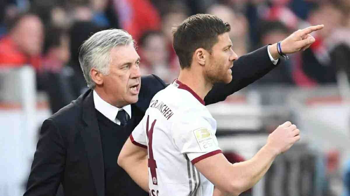 Ancelotti từng dẫn dắt Xabi Alonso ở Real lẫn Bayern
