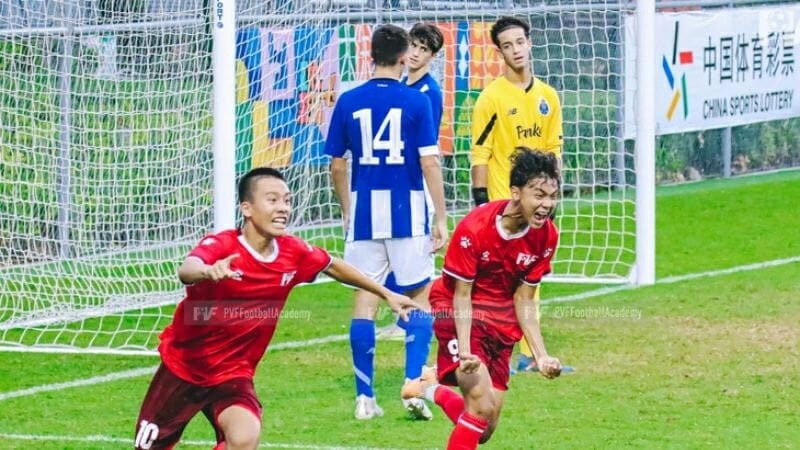 U16 PVF tiếp tục tạo địa chấn, giành hạng 3 Shanghai Future Star Cup 2023