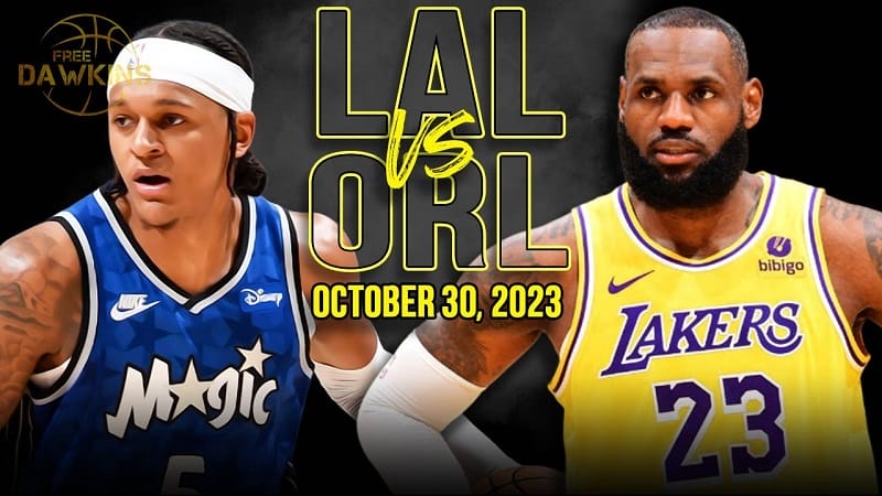Highlights Magic vs Lakers, NBA regular season 2023/24