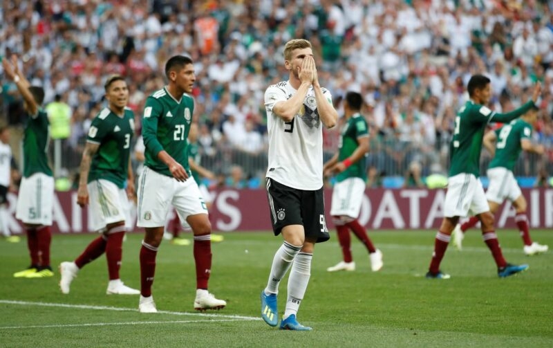 Đức đã thua thất vọng trước Mexico ở World Cup 2018