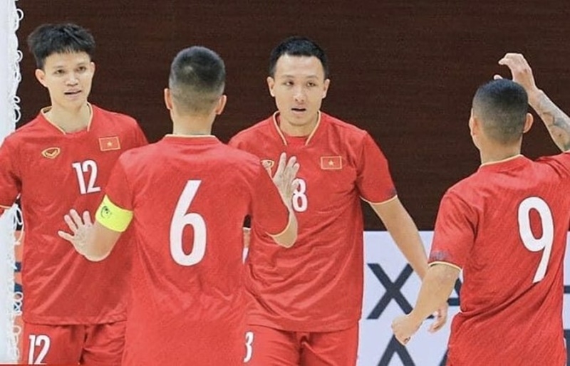 Futsal Việt Nam đánh bại Hàn Quốc. Ảnh: VFF.