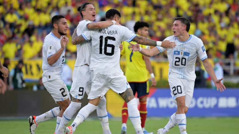 Darwin Nunez,  Colombia vs Uruguay 