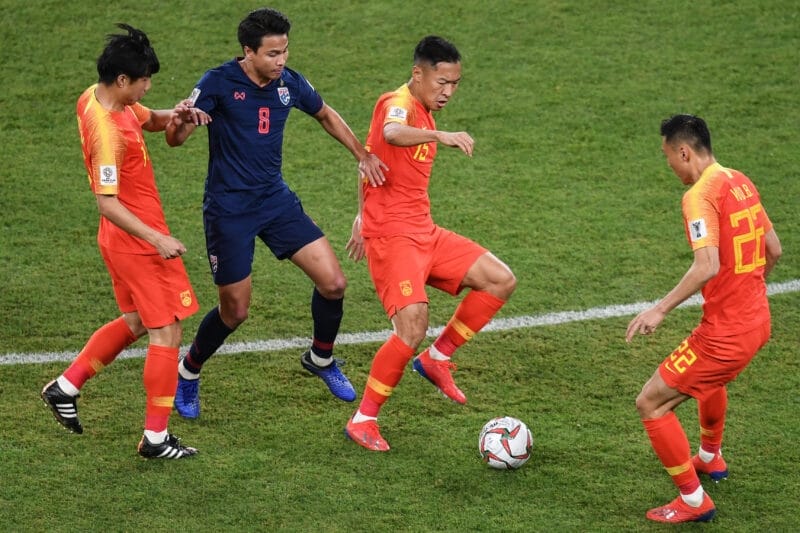 Trung Quốc thắng Thái Lan 2-1 tại Asian Cup 2019