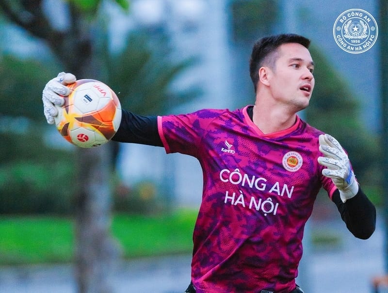 Filip Nguyễn khao khát được khoác áo ĐT Việt Nam (Ảnh: Công An Hà Nội FC).