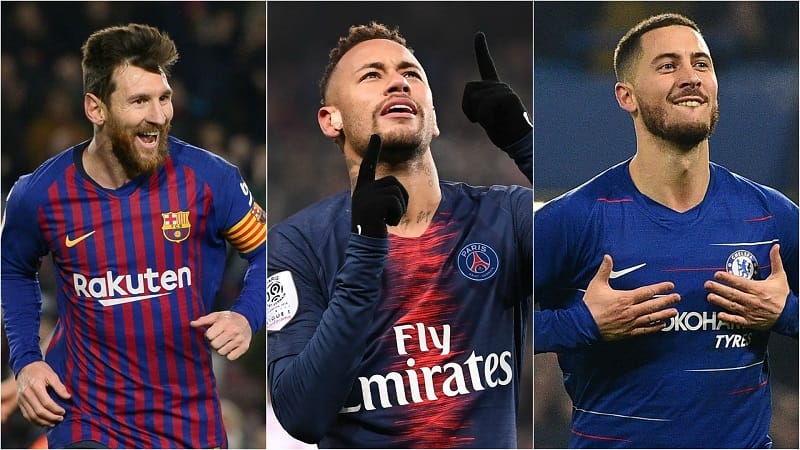 Messi, Neymar, Hazard và những cầu thủ rê bóng hay nhất 10 năm qua