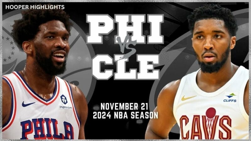 Highlights 76ers vs Cavaliers, NBA 2023/24