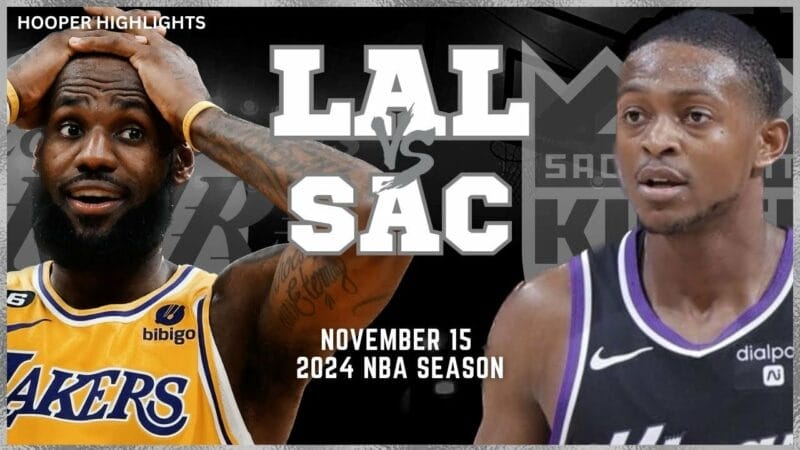 Highlights Lakers vs Kings, NBA 2023/24