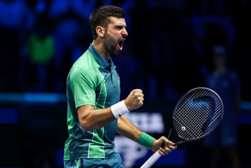 Novak Djokovic thi đấu quá xuất sắc trong trận chung kết ATP Finals.