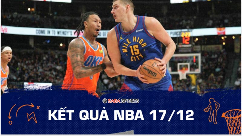 Kết quả NBA hôm nay ngày 17/12: Nuggets bị ngược dòng cay đắng; Doncic có triple-double