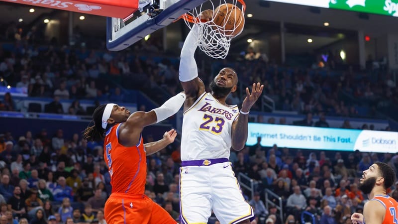 Bật chế độ ‘Nhà Vua’ giúp Lakers hạ Thunder, LeBron James nói gì?