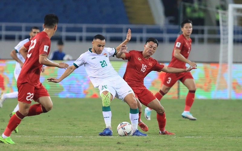 Việt Nam thua Iraq 0-1 tại vòng loại World Cup 2026 hồi tháng 11 (Ảnh: Thể thao & Văn hóa)