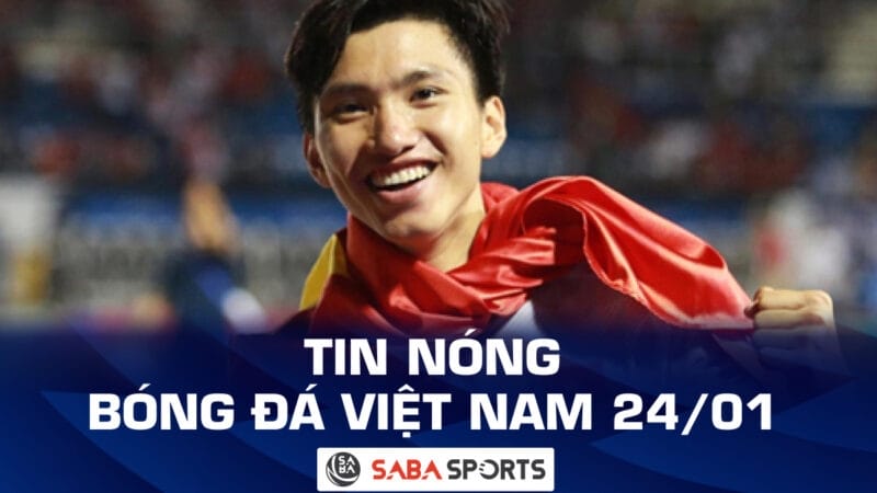 Tin nóng bóng đá Việt Nam hôm nay ngày 24/01: Đoàn Văn Hậu báo tin vui