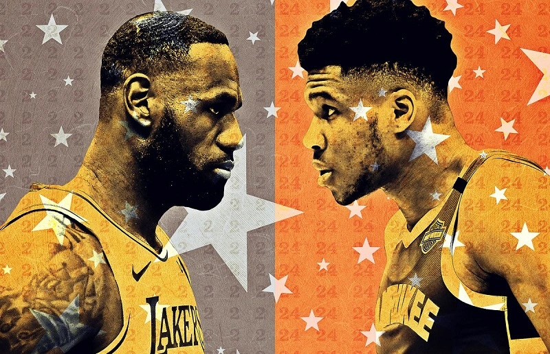 NBA All-Star 2024: LeBron James và Giannis Antetokounmpo thống trị vòng bình chọn đầu tiên