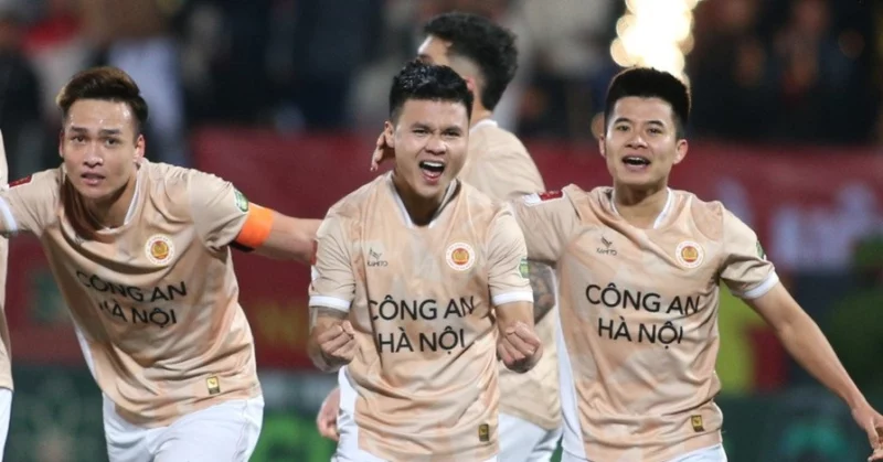 Các bàn thắng của CAHN trước Thanh Hóa đều do những tuyển thủ quốc gia ghi (Ảnh: VietNamNet)
