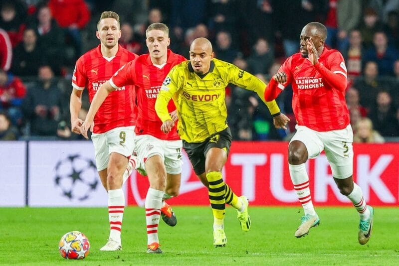 Kết quả bóng đá PSV vs Dortmund: Bất phân thắng bại