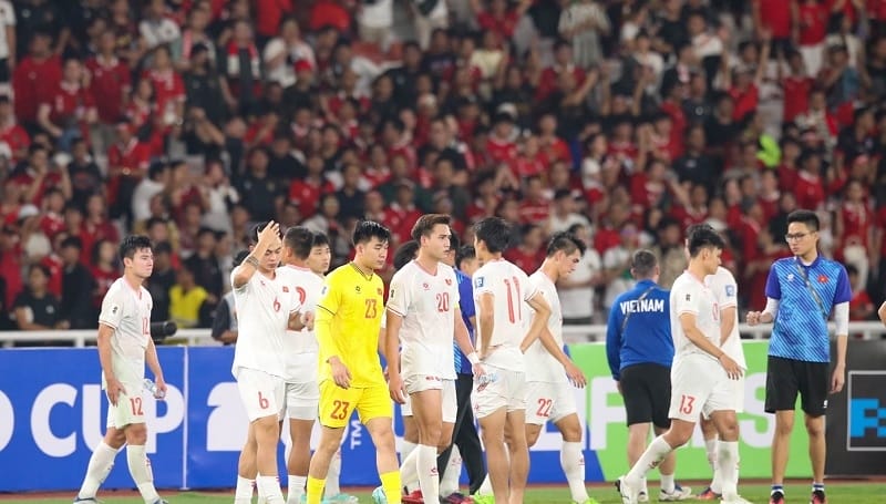 Việt Nam nhận thất bại 0-1 trước Indonesia (Ảnh: Sport5).