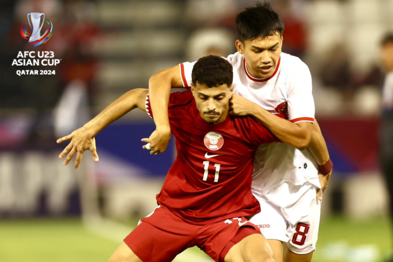 Kết quả bóng đá U23 Qatar vs U23 Indonesia: Chênh lệch đẳng cấp, 2 thẻ đỏ choáng váng