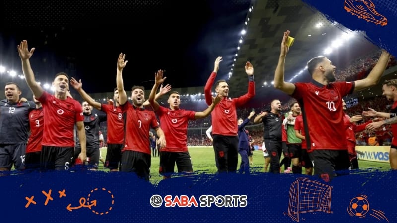 Niềm vui của đội tuyển Albania khi giành quyền tham dự Euro 2024