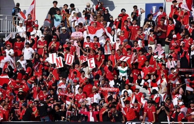 Niềm vui của các CĐV U23 Indonesia 