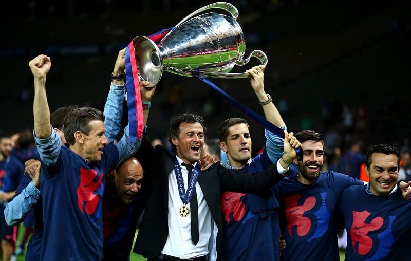 Luis Enrique từng giúp Barcelona vô địch Champions League 2014/15.