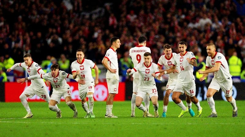 ĐT Ba Lan góp mặt ở Euro 2024 sau khi vượt qua giai đoạn play-off