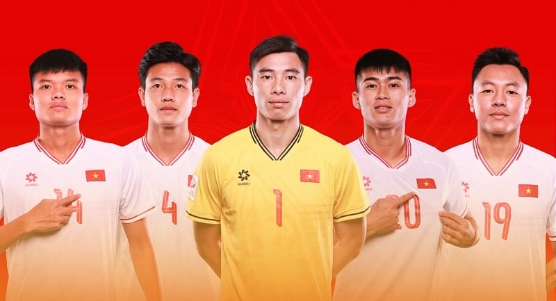 Dàn cán sự của U23 Việt Nam ở VCK U23 châu Á 2024. (Ảnh: VFF)