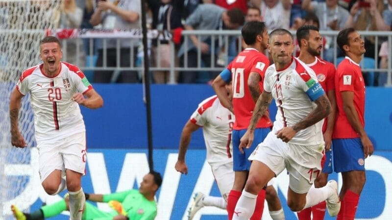 Serbia giành chiến thắng trước Costa Rica tại World Cup 2018