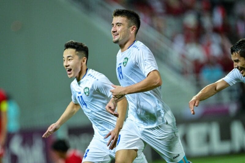 Norchaev khai thông thế bế tắc cho U23 Uzbekistan.