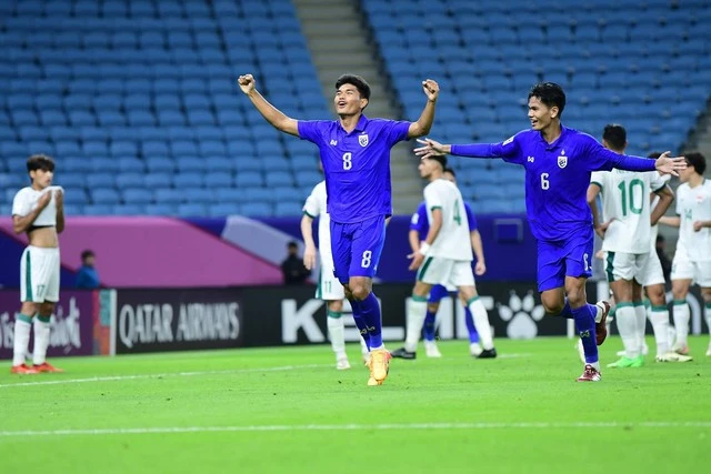 U23 Thái Lan gây bất ngờ trước U23 Iraq.