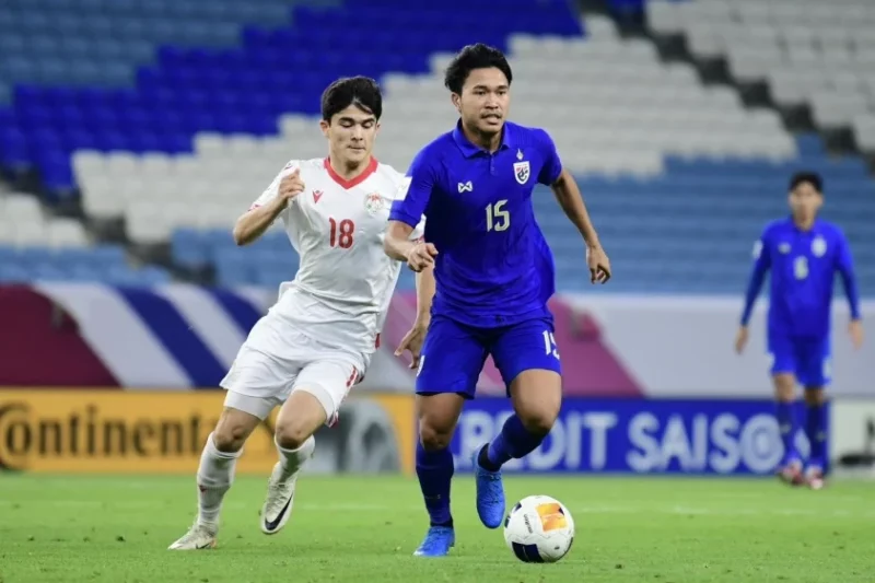 U23 Thái Lan dừng bước sau thất bại trước U23 Tajikistan.