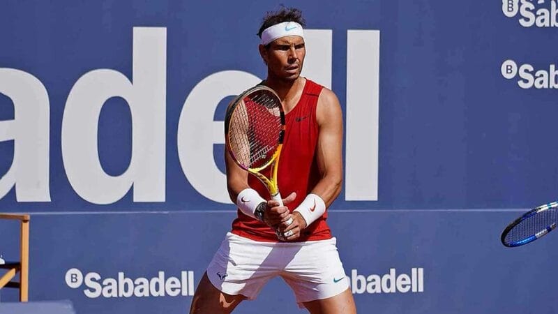Rafael Nadal tích cực tập luyện chuẩn bị cho Barcelona Open.